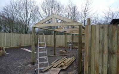 Construction moving quickly at Hope Nature Centre