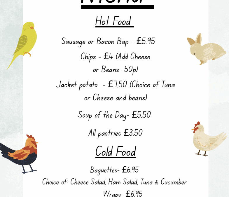 New Menu for Autumn